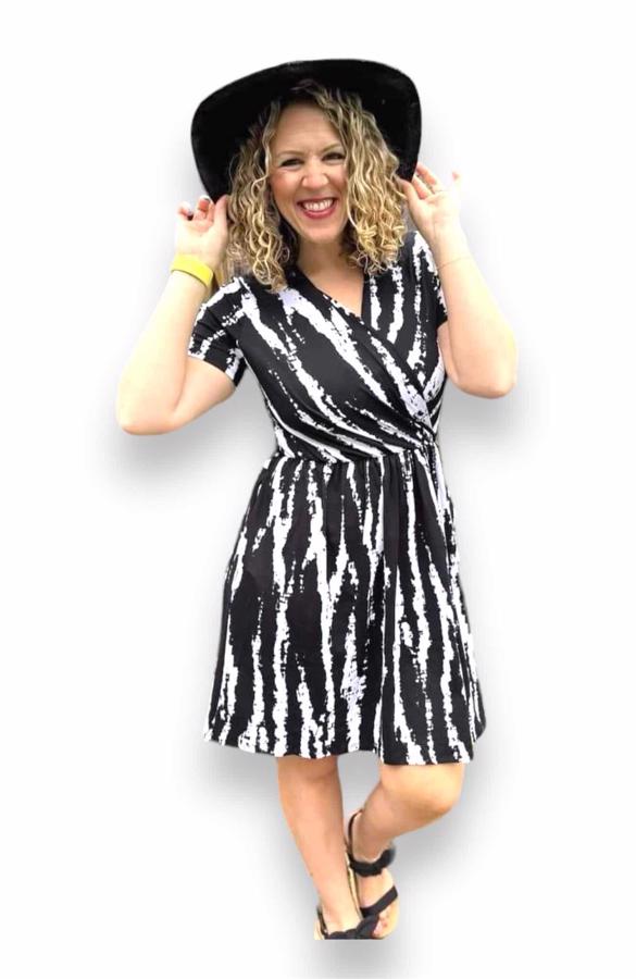 Chantale Cross Front Dress