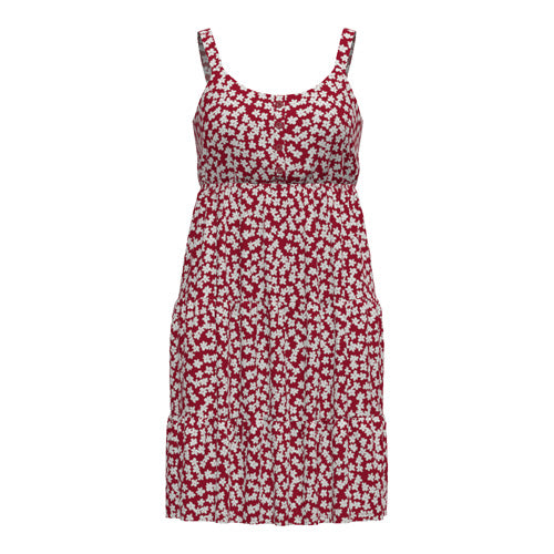 Amanda - Red White Ditsy Floral