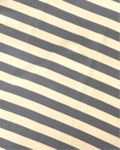 Cassie Pencil Skirt - Yellow Grey Stripe