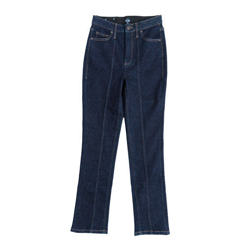 Seamed Denim - Capri Wash Denim