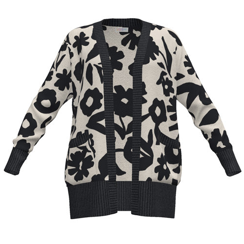 Peyton - Ivory Black Floral