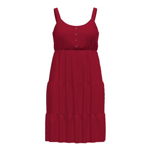 Amanda - Solid Chili Pepper Red