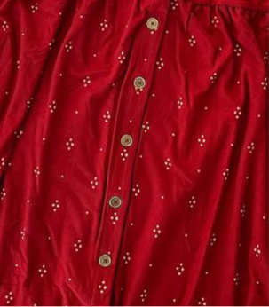 Heidi - Burgundy Ivory Diamond Foulard