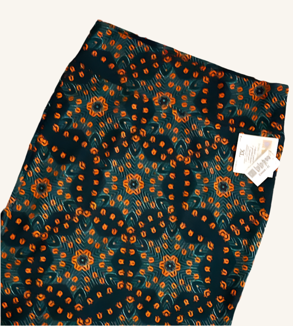 Cassie - Orange Blue Floral