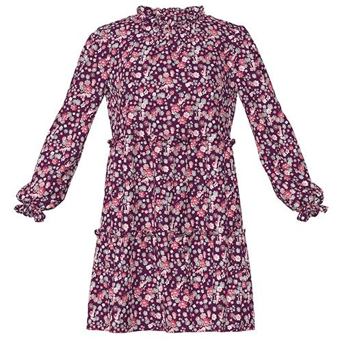 Annabelle - Maroon Red Floral