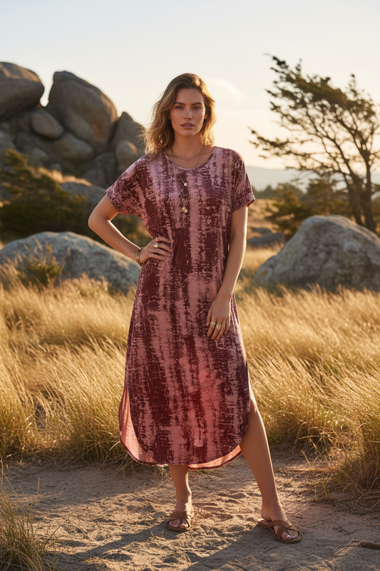 Macy - Burgundy Grunge Texture