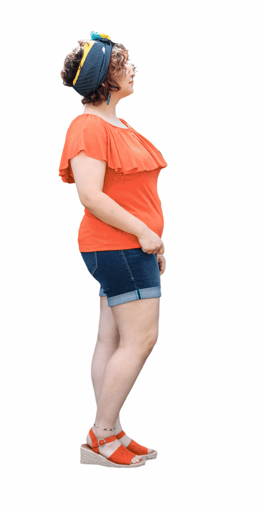 Resort Alana - Cream Yellow Boho Stripe