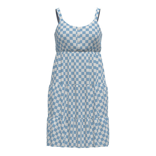 Amanda - Blue White Check