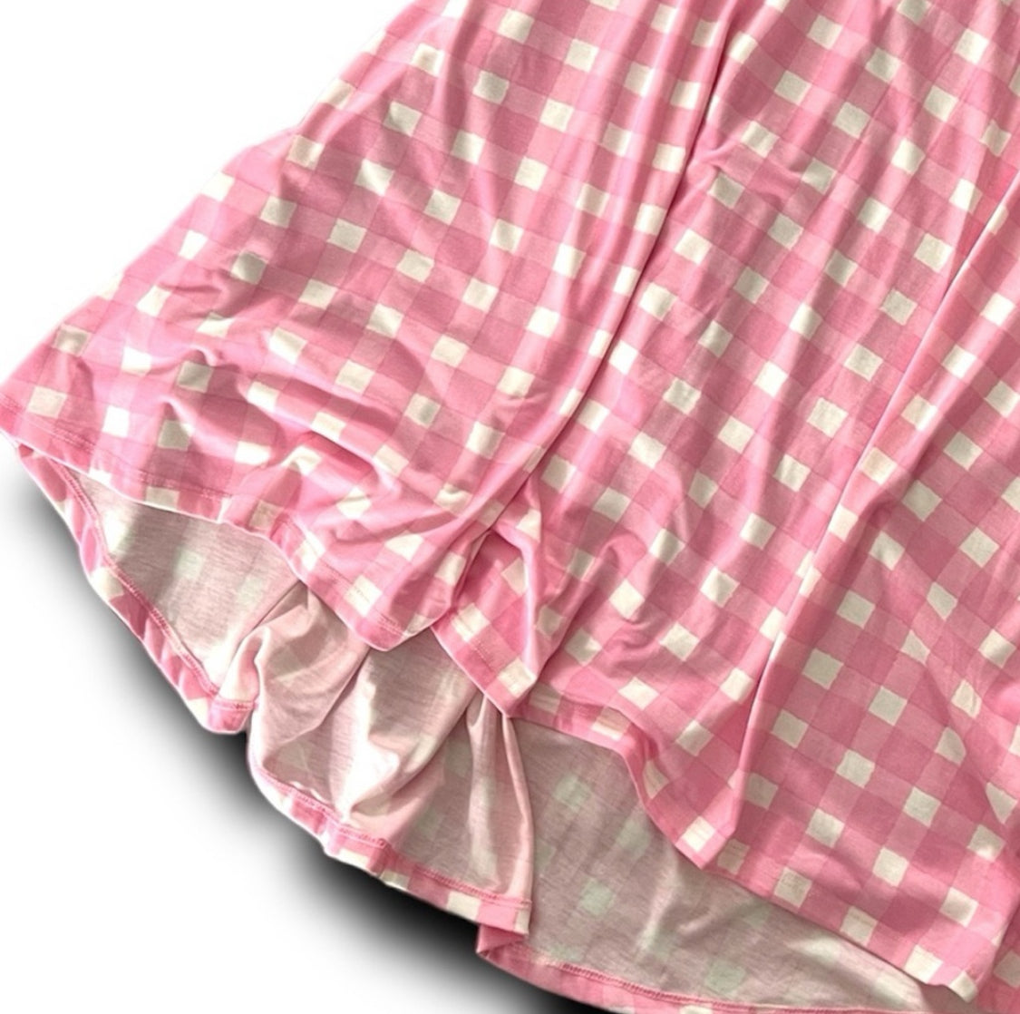 LuLaRoe Carly - Pink Checkerboard