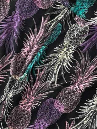 Leggings - Black Multi Pineapples