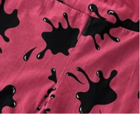 Leggings - Pink Inkblot