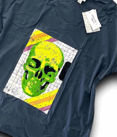 Halloween Lisa - Green Skull Graphic