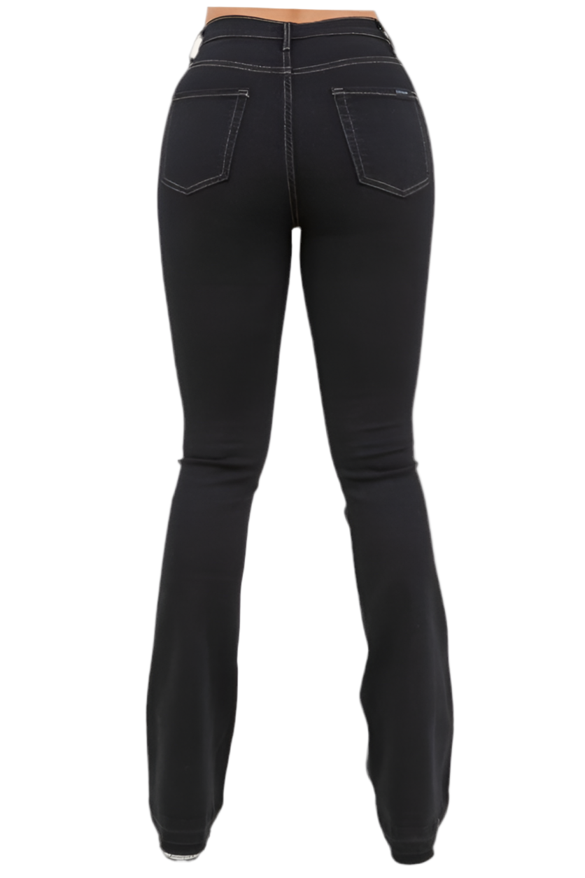 Judy Boot Cut Jean in Black Denim