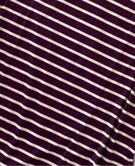 Christy T - Purple White Stripe