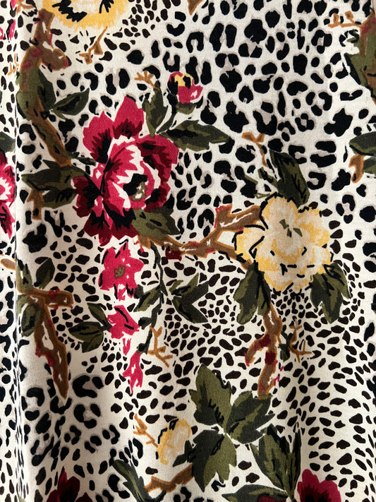 NWOT - LuLaRoe Carly - Leopard Print Floral