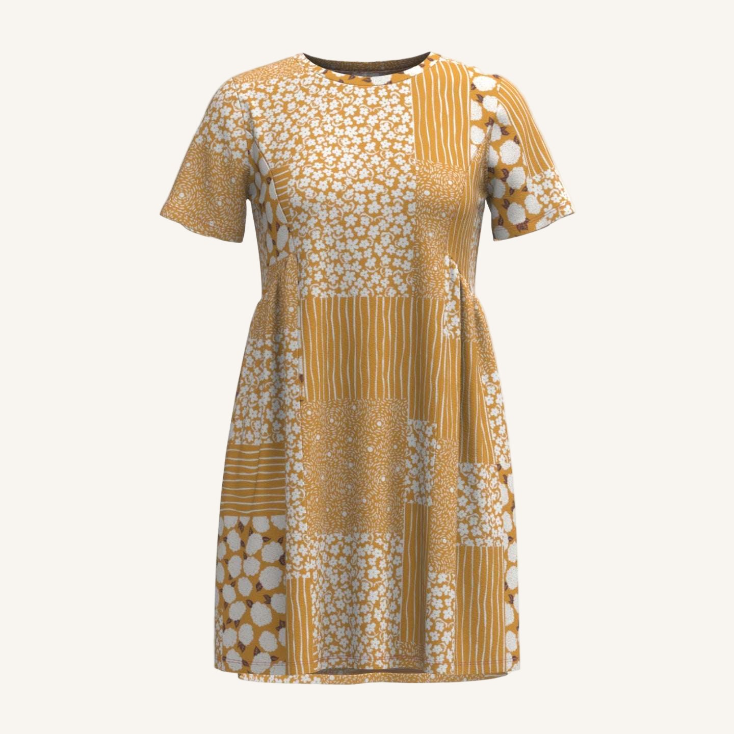 Monica - Yellow White Boho Floral