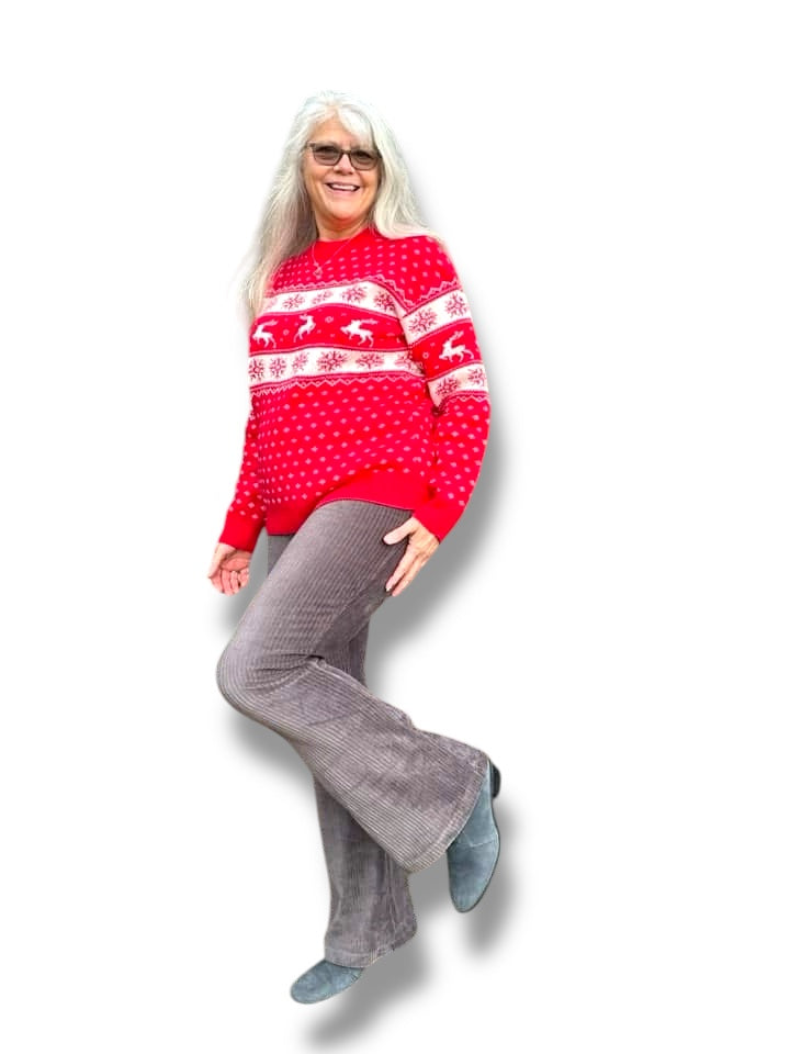 Kylie - Solid Pavement Charcoal Stretch Cord
