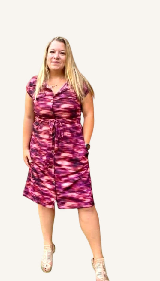 Stacie - Pink Purple Vertical Blur