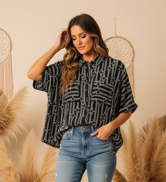 Amy - Dolman Sleeve Top