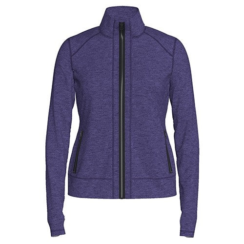 RISE - Bold Yoga Jacket - Heathered Navy