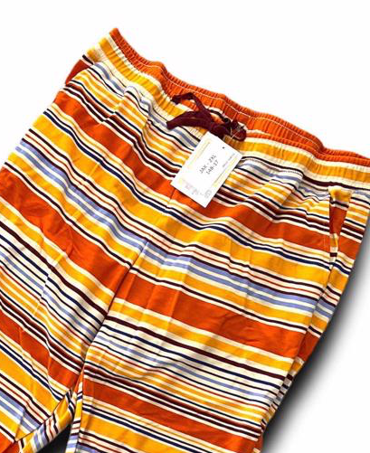 Jax - Orange Burgundy Variegated Stripe