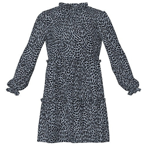 Annabelle - Charcoal Black Abstract Circles