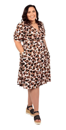Skyler Midi Button Front Dress
