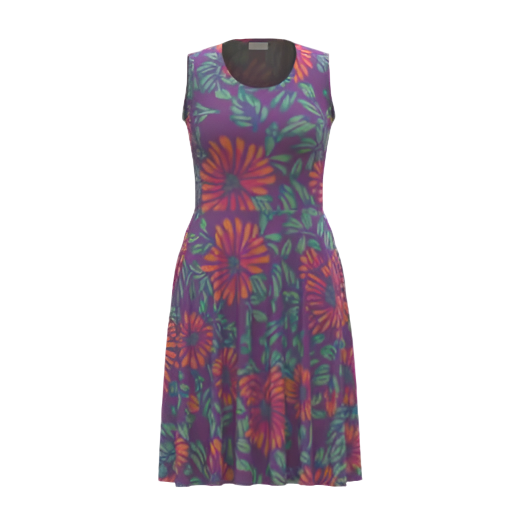 LuLaRoe, Nicki, purple coral jumbo floral