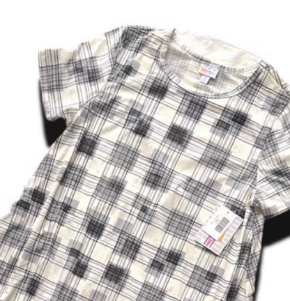 LuLaRoe Carly - Black and White Geometric