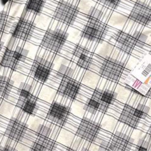 LuLaRoe Carly - Black and White Geometric