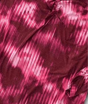 Mia - Fuchsia Vertical Streak Wash