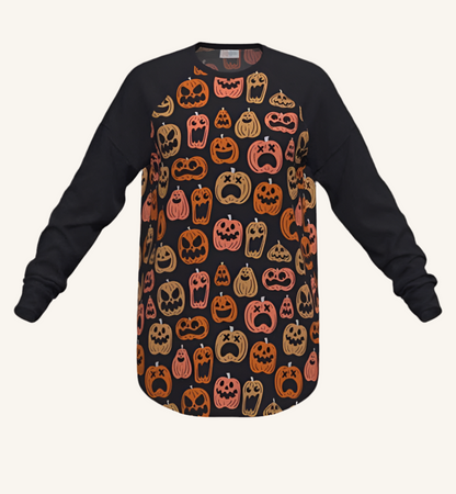 LuLaRoe long sleeve Erin T. Spooky pumpkins