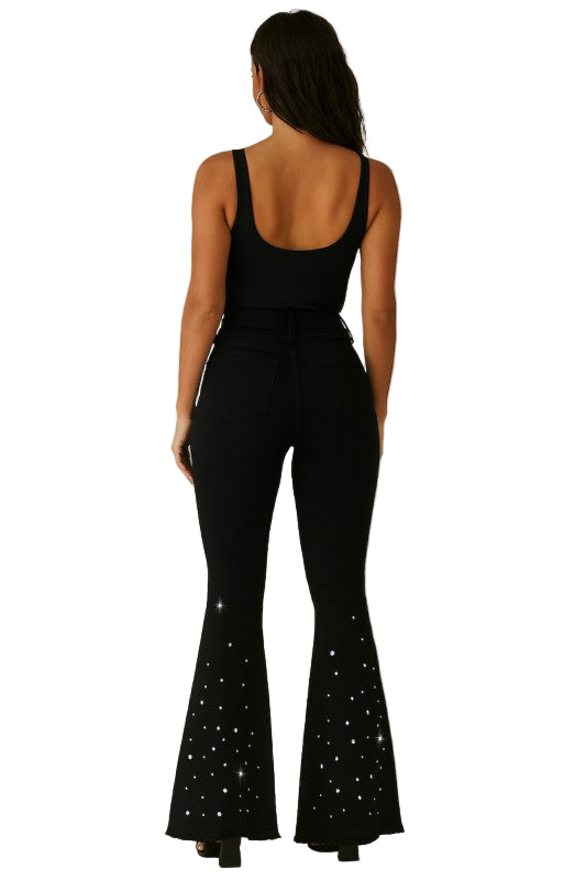 Starlit Glam Bell Bottom Jeans