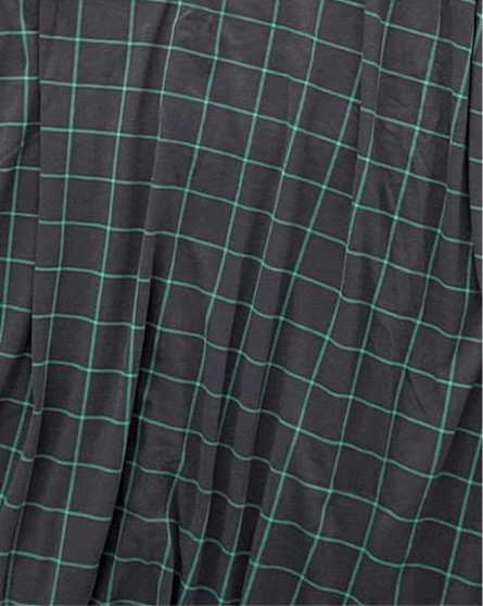 Ryane - Navy Green Plaid