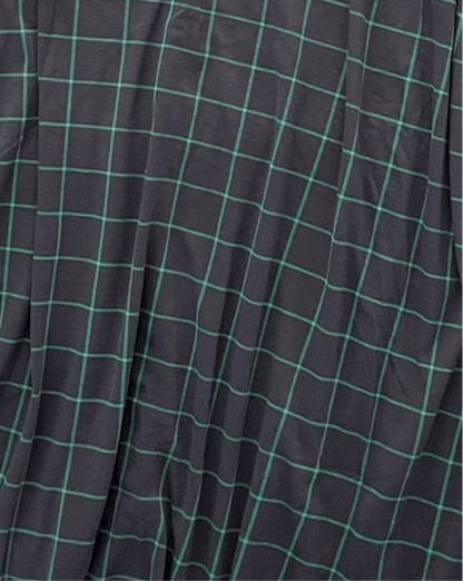 Ryane - Navy Green Plaid