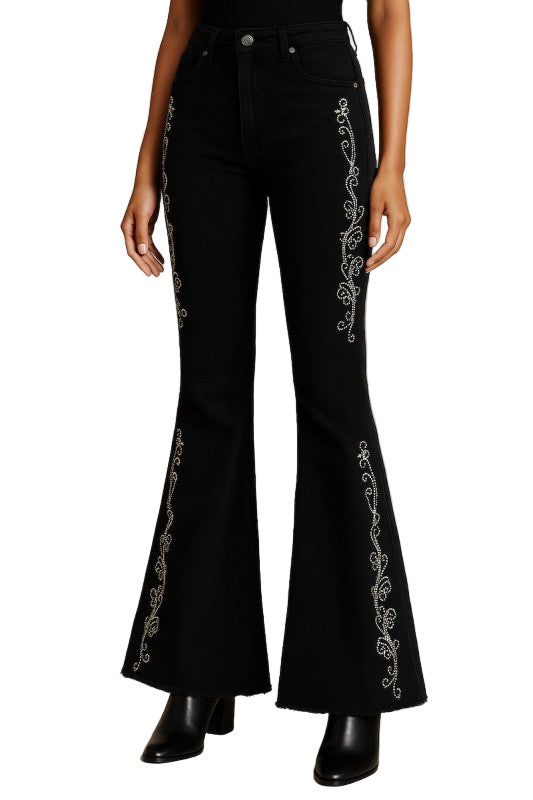 Midnight Rodeo Bell Bottom Jean