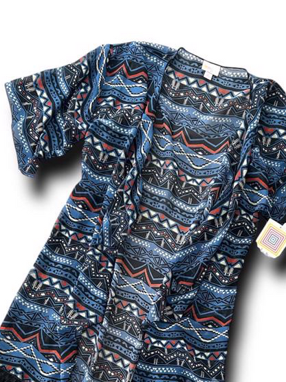 Monroe - Blue Black Motif