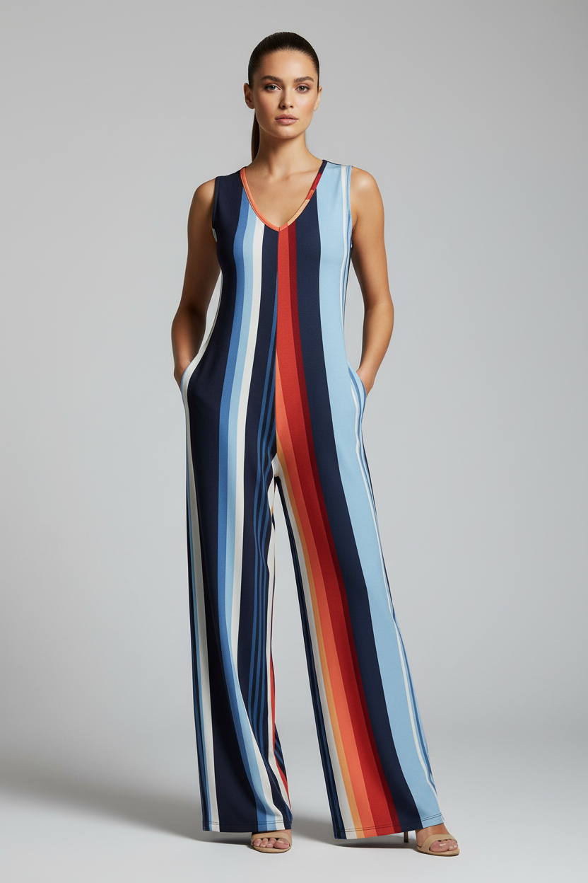 Natalie - Multi Stripe