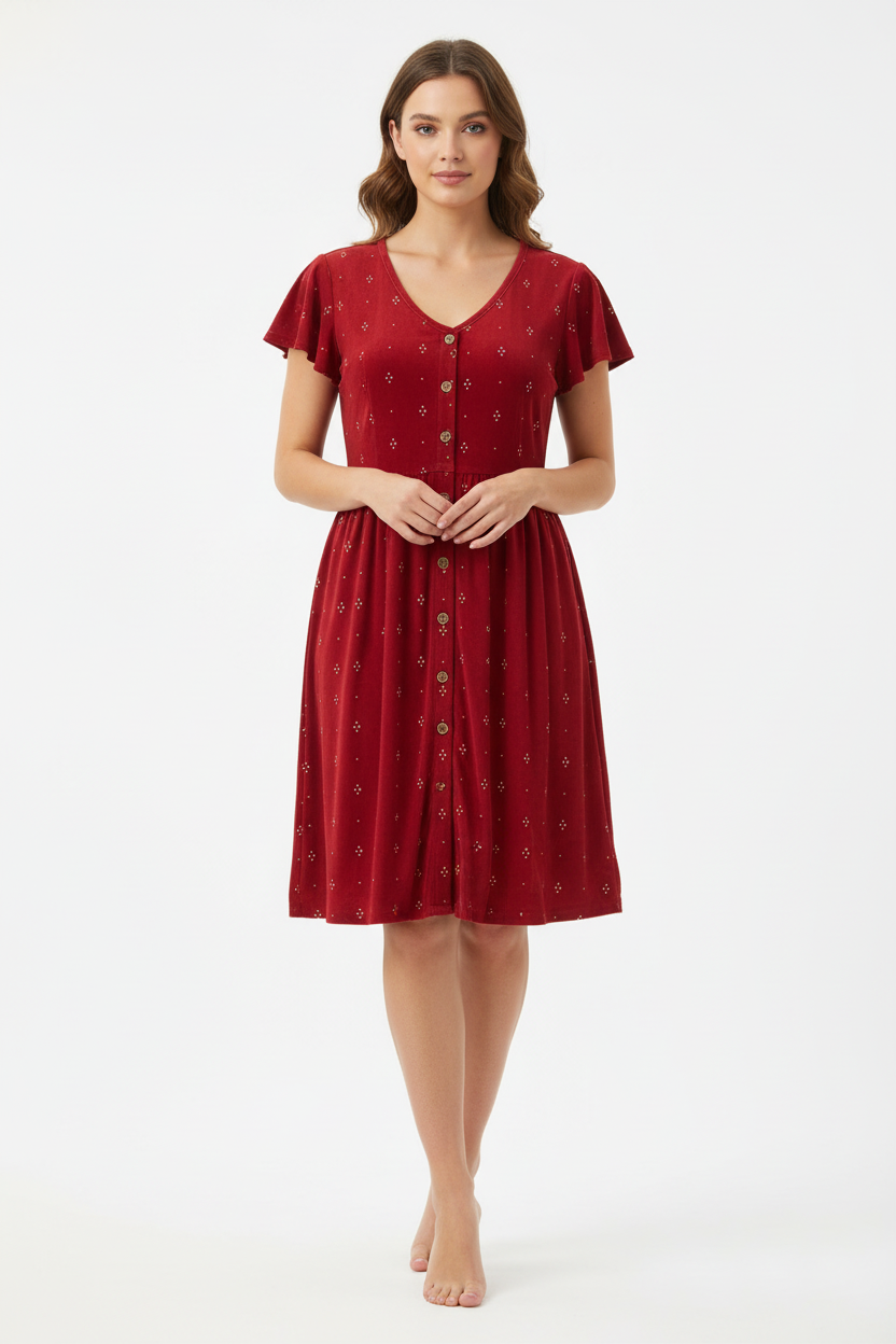 Heidi - Burgundy Ivory Diamond Foulard