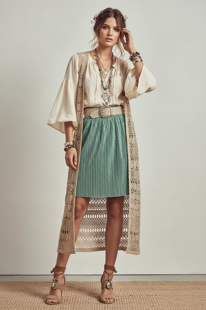 Samantha - Solid Loden Frost Green