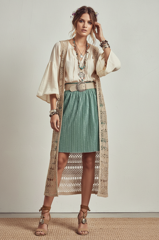 Samantha - Solid Loden Frost Green