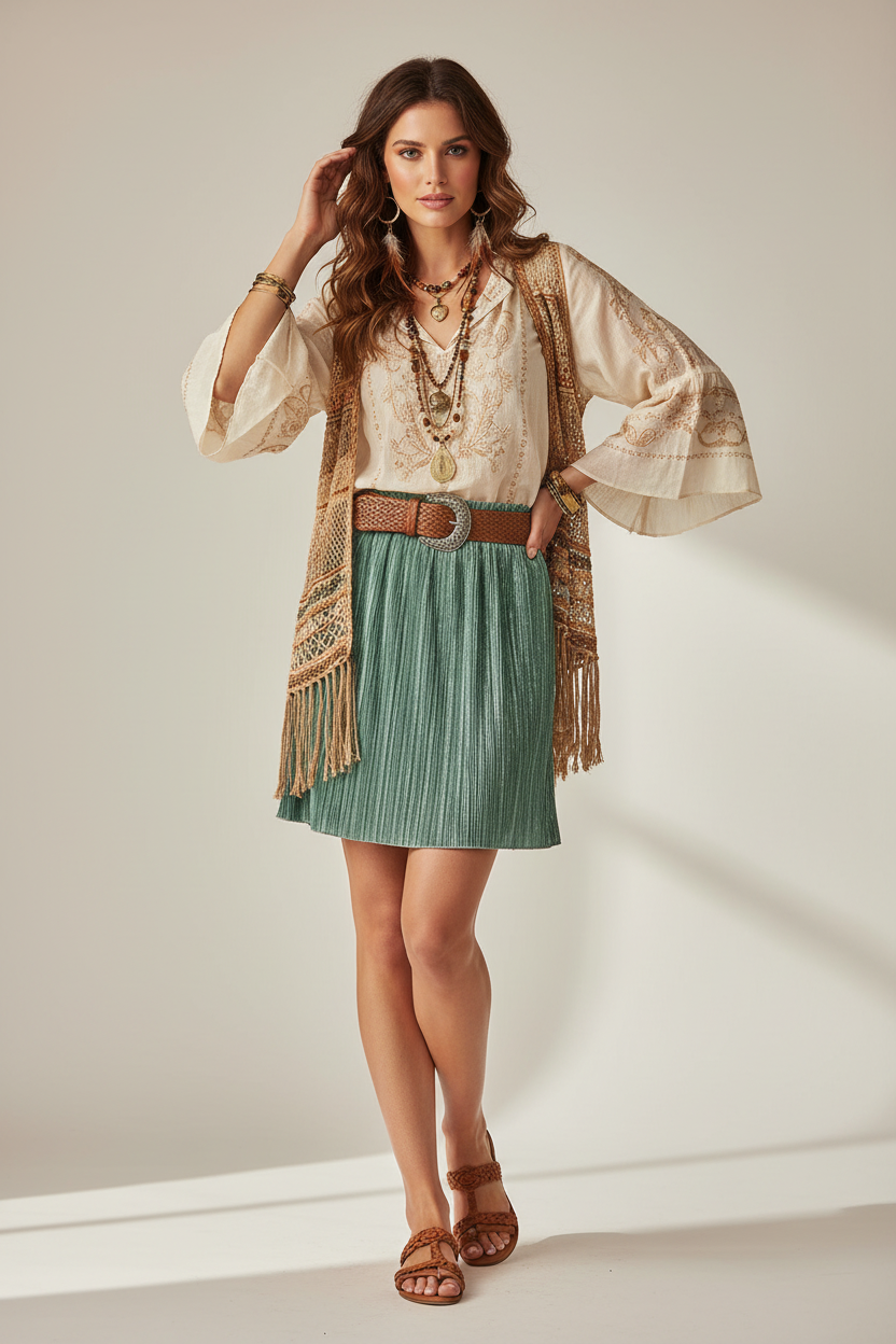 Samantha - Solid Loden Frost Green