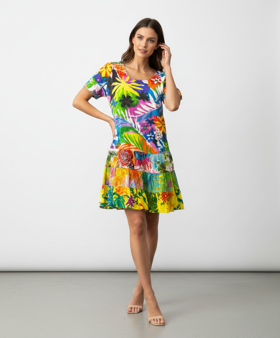 Vintage Jams World Hattie Drop Waist Dress