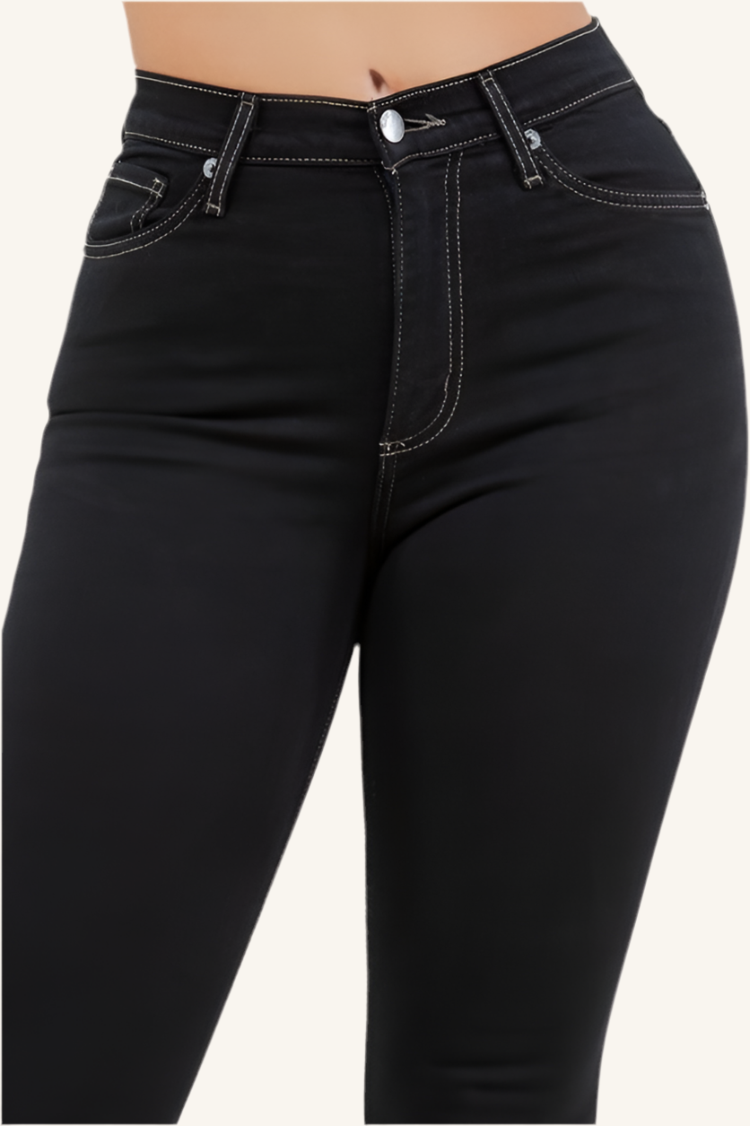 Judy Boot Cut Jean in Black Denim