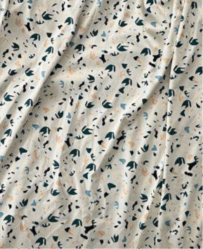 Navy - Cream Teal Terrazzo