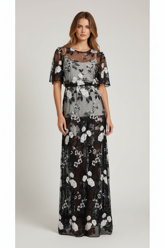 Deanne II Sheer Overlay