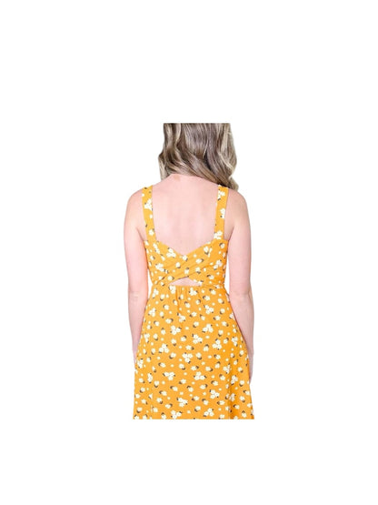 Navy - Yellow White Floral