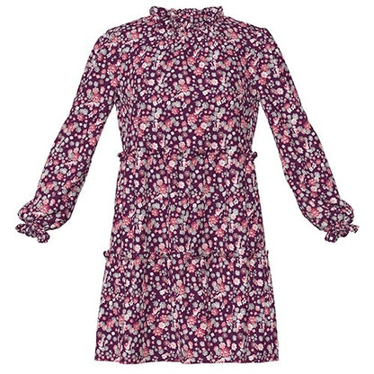 Annabelle - Maroon Red Floral