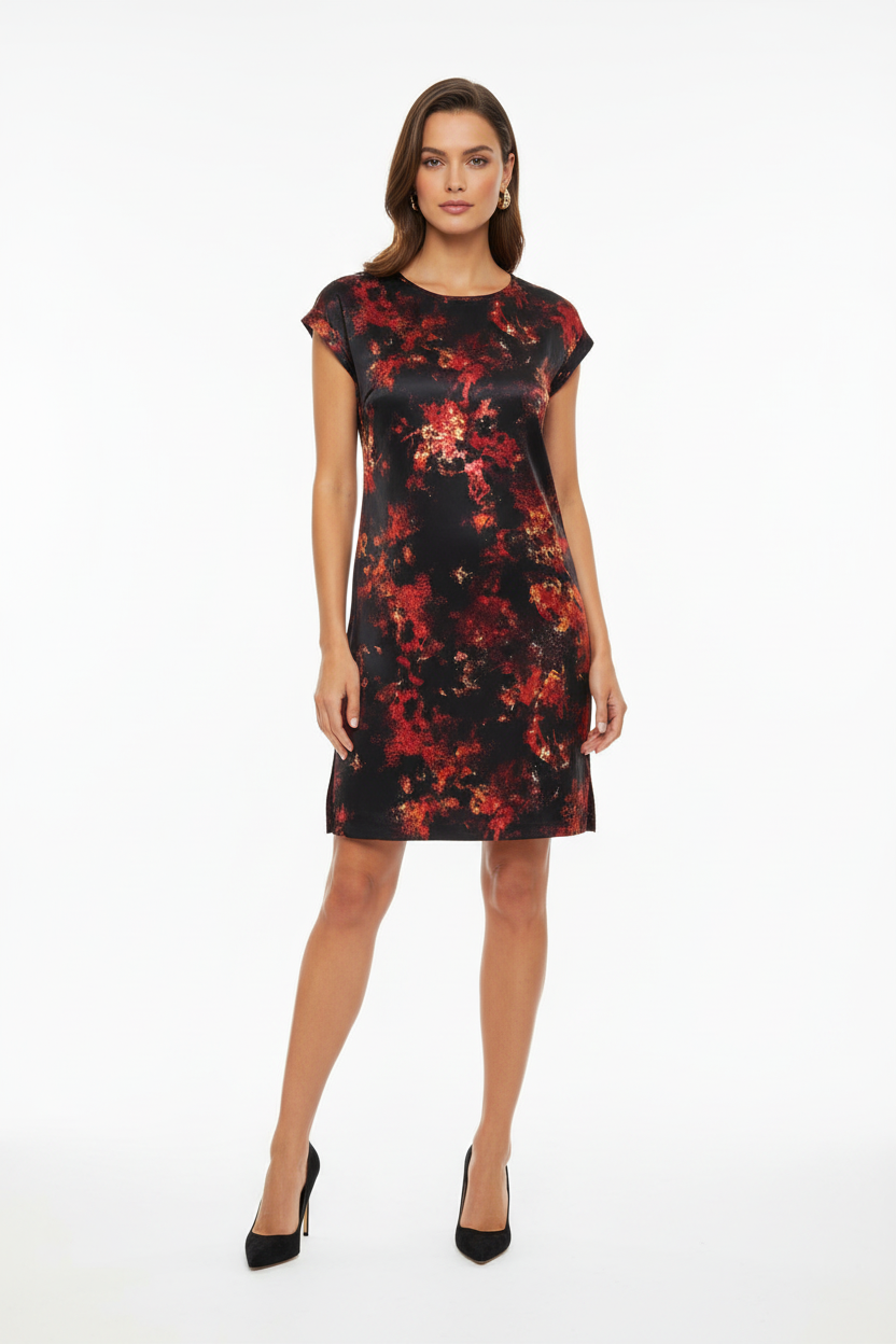 Chelsea - Black Red Tie Dye