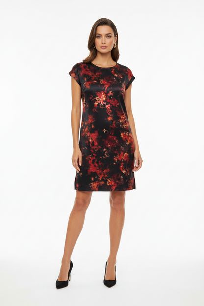 Chelsea - Black Red Tie Dye